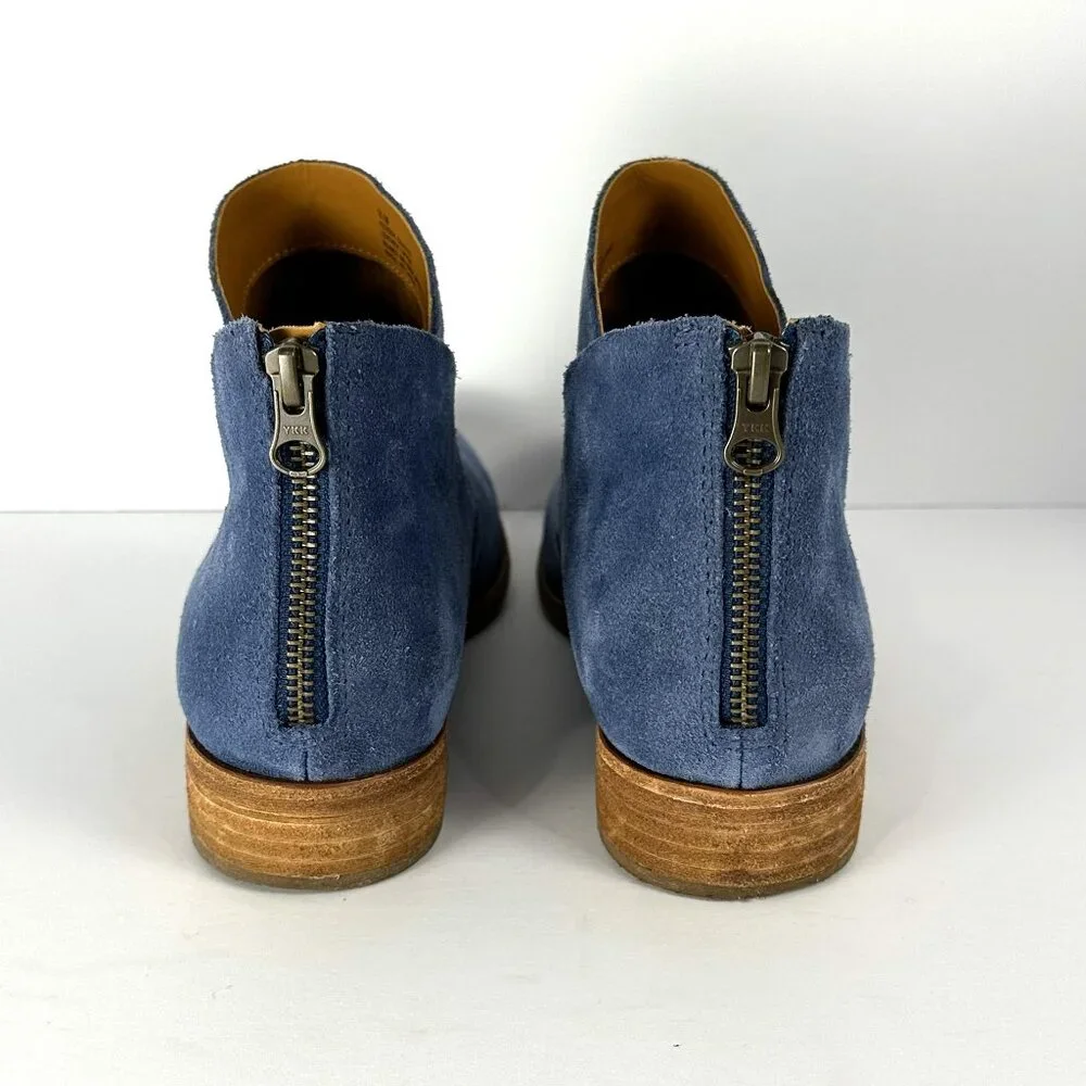Kork-Ease Ryder Blue Suede Ankle Boots - Picture 5 of 12
